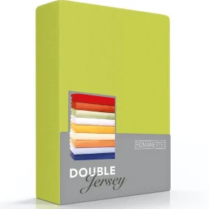 Hoeslaken Double Jersey 30 cm Limoen