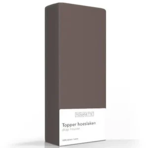 TOPPER Hoeslaken - Egyptisch Katoen Taupe