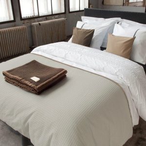 Dekbedovertrek Baria Percal 240TC Ecru