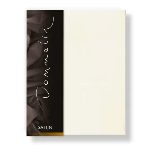 Hoeslaken Katoen Satijn 300TC 30cm Ecru