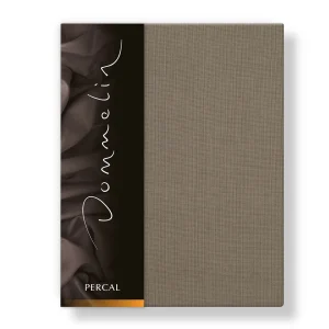 Hoeslaken Percal 200TC 30cm Taupe