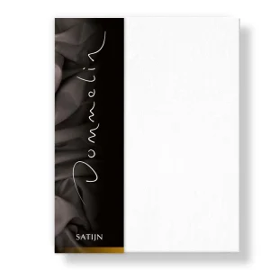 Hoeslaken Katoen Satijn 300TC 30cm Wit