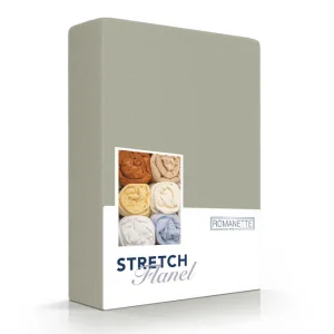 Hoeslaken Flanel 30cm Khaki