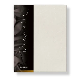 Hoeslaken Katoen Satijn 300TC 30cm Beige