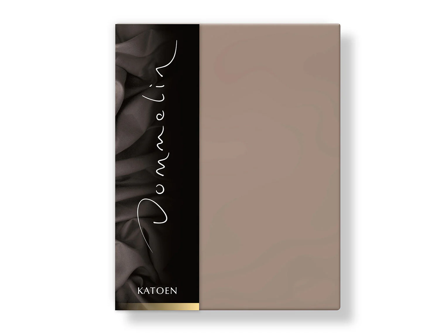 Hoeslaken Percal 200TC 30cm Mokka - Afbeelding 2