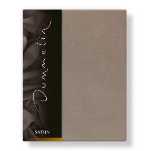 Hoeslaken Katoen Satijn 300TC 30cm Nootmuskaat