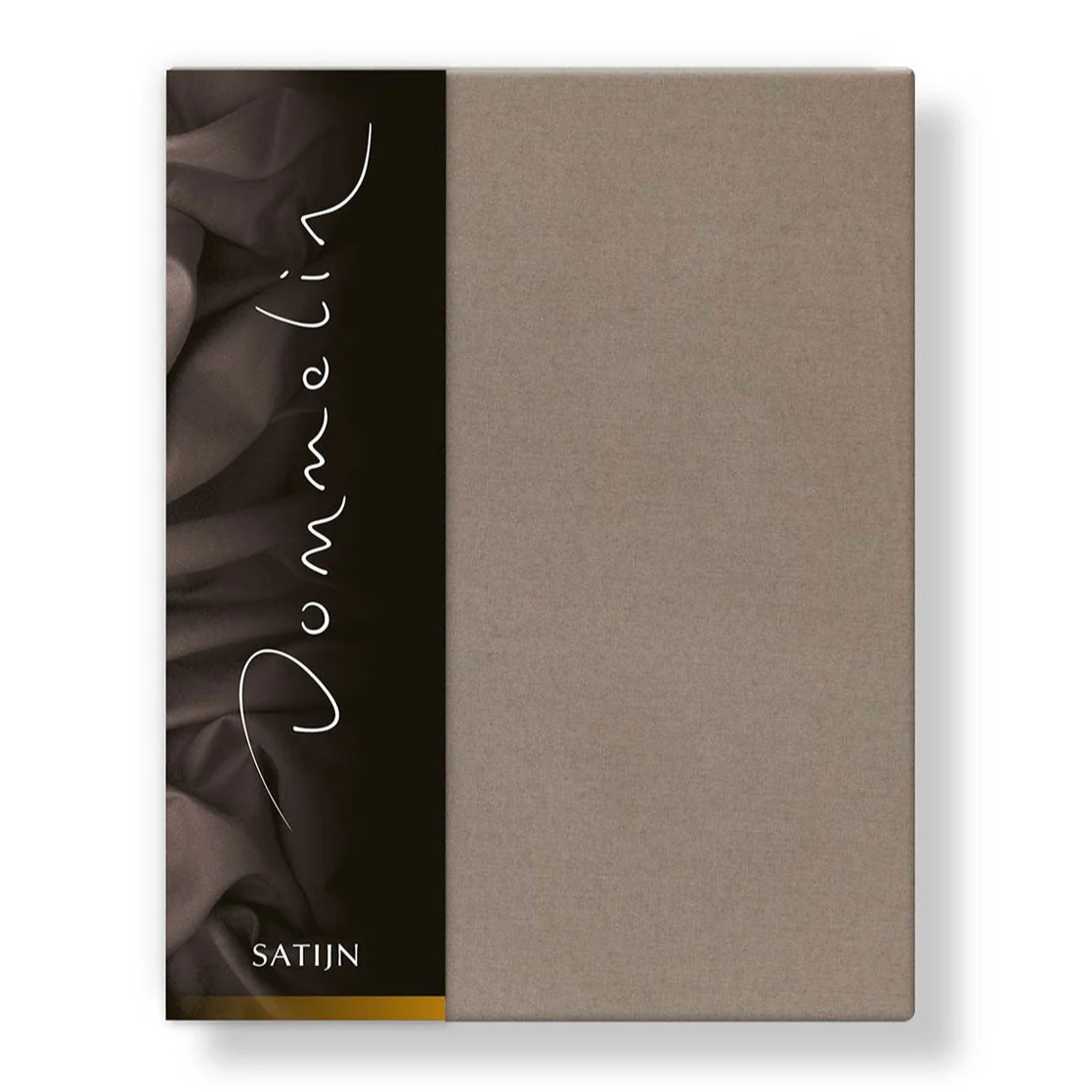 Hoeslaken Katoen Satijn 300TC 30cm Nootmuskaat - Afbeelding 2