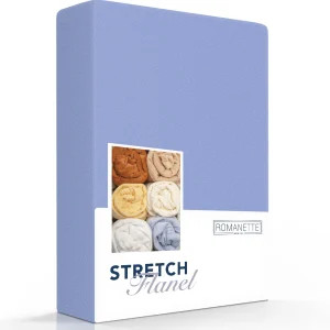 Hoeslaken Flanel 30cm Lavendel