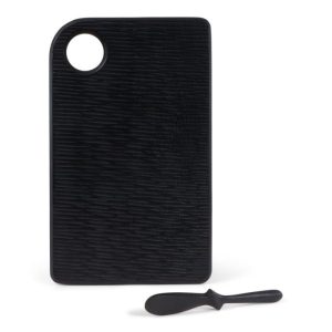 Mango Boterbord Met Mes Zwart – Jens Living