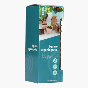 Turfpotjes 6cm Vierkant (10)