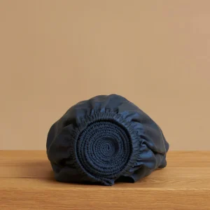 Topper Hoeslaken TENCEL™ Sateen Donker Blauw