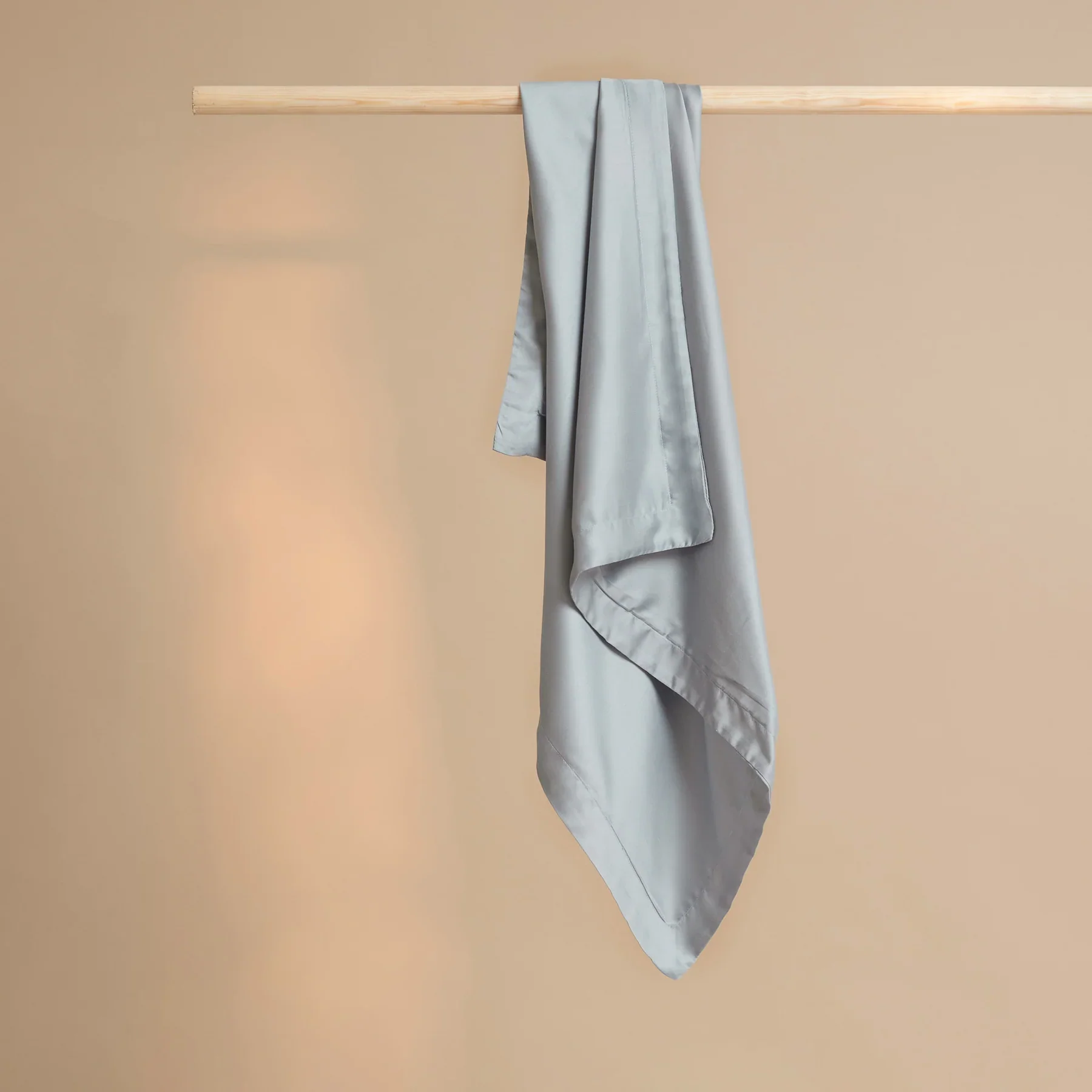 Hoeslaken TENCEL™ Sateen Grijsblauw 30cm - Afbeelding 6