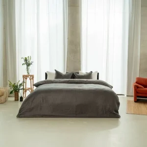 Dekbedovertrek Akemi Tencel Antracite