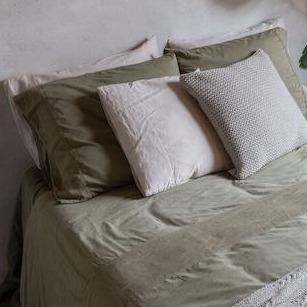 Kussensloop Como Katoen Satijn 300TC Off-black - Afbeelding 7