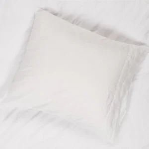 Kussensloop Como Katoen Satijn 300TC Wit