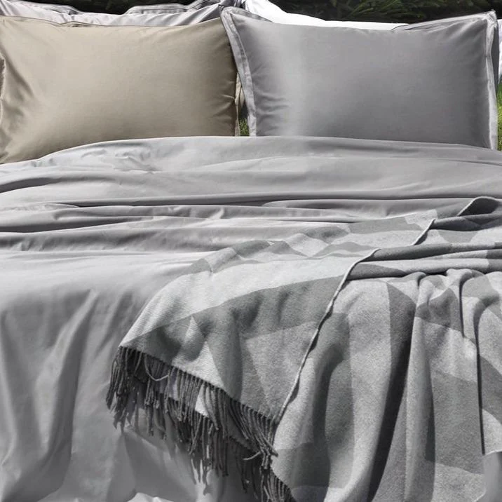 Dekbedovertrek Dreamliner Katoen Satijn 600TC Zilver - Afbeelding 6