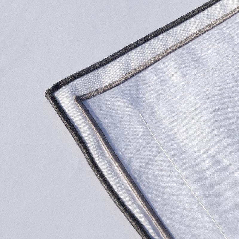 Dekbedovertrek Dreamliner Katoen Satijn 600TC Zilver - Afbeelding 8