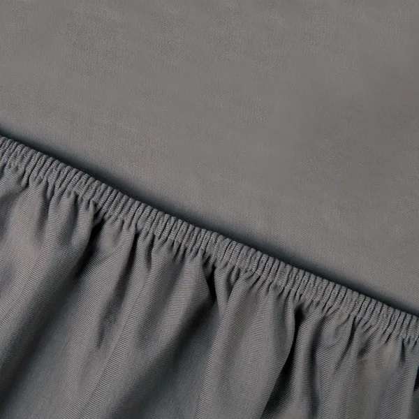 Hoeslaken Edo Katoen-Satijn 300TC Antraciet