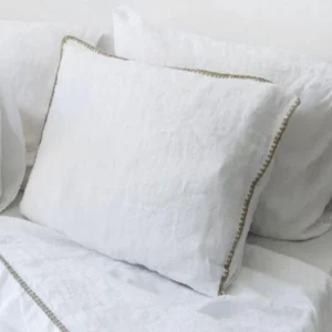 Kussensloop Felice Wit/zand