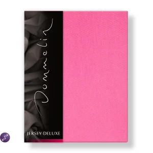 Hoeslaken Jersey Deluxe 30 cm Fuchsia