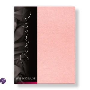 Hoeslaken Jersey Deluxe 30 cm Lichtroze