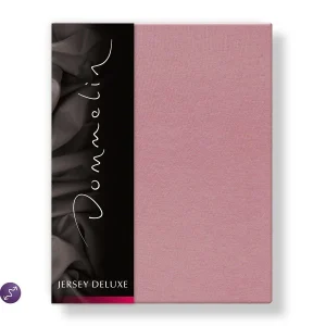 Hoeslaken Jersey Deluxe 30 cm Oudroze