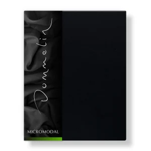 Hoeslaken Micromodal Tencel 400TC 30cm Zwart