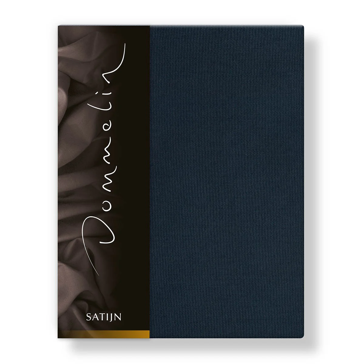 Hoeslaken Katoen Satijn 300TC 30cm Nachtblauw - Afbeelding 2