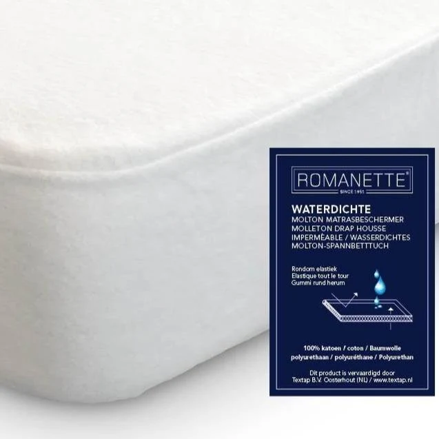 Matrasbechermer PU Waterbestendig - tot 30 cm hoog - Afbeelding 3