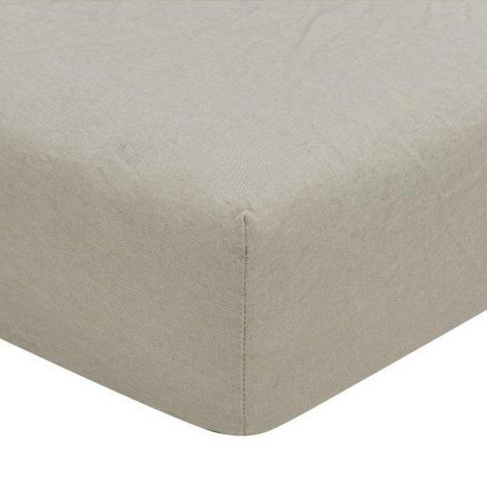 Hoeslaken Valencia Katoen Satijn 35 cm Wit - Afbeelding 5