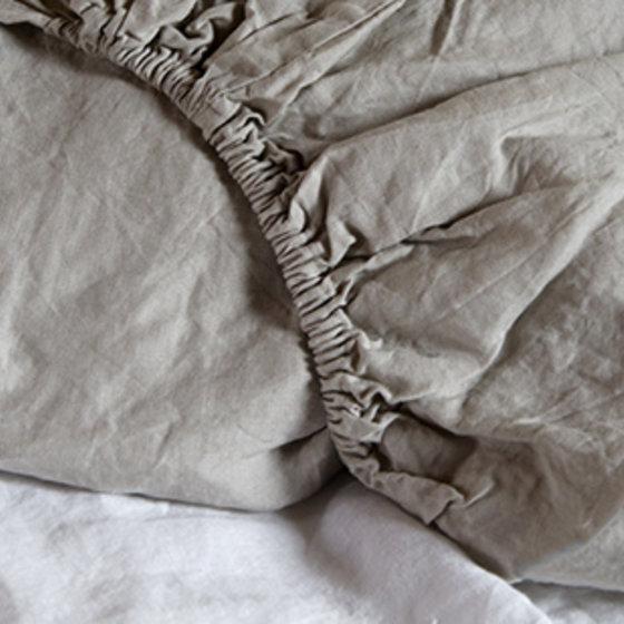 Hoeslaken Valencia Katoen Satijn 35 cm Marble - Afbeelding 3