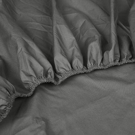 Hoeslaken Percal Shizu 220TC 40cm Antraciet - Afbeelding 6