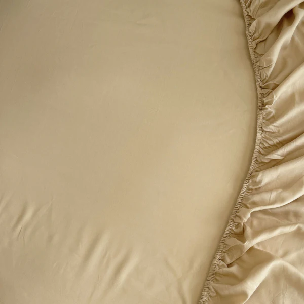 Hoeslaken Kiyo Tencel 40cm Gold - Afbeelding 4