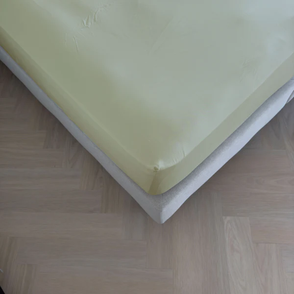 Hoeslaken Kiyo Tencel 40cm Saliegroen - Afbeelding 3