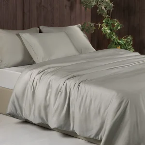 Dekbedovertrek Madeira Tencel Micromodal 400TC Lichtgrijs