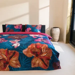 * Dekbedovertrek Morina Rood/blauw Multi 140x200/220cm