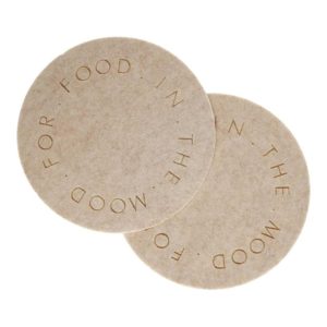 Mood for food pan onderzetter wit set van 2 | Jens living