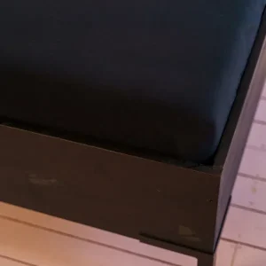 TOPPER Hoeslaken - Saiko Jersey Zwart 12 cm