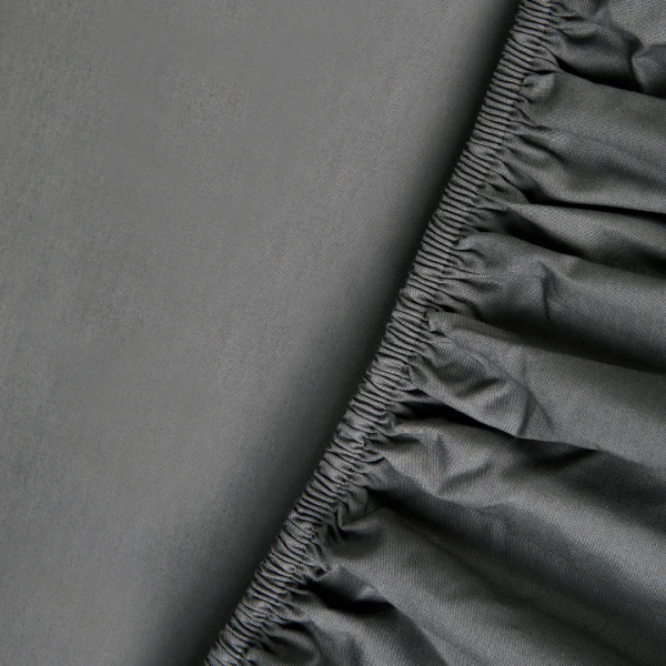 Hoeslaken Percal Shizu 220TC 40cm Antraciet - Afbeelding 7