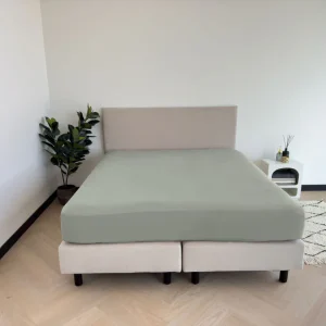 Hoeslaken Shizu Jersey 40 cm Lichtgroen