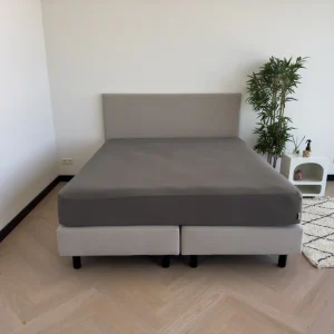 Hoeslaken Shizu Jersey 40 cm Antraciet