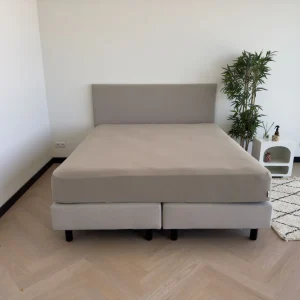 Hoeslaken Shizu Jersey 40 cm Taupe