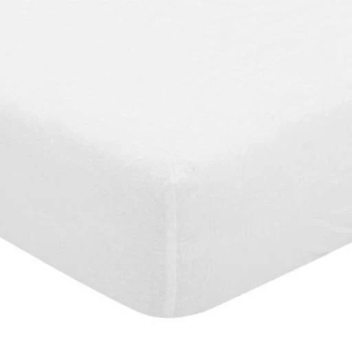 Hoeslaken Valencia Katoen Satijn 35 cm Wit - Afbeelding 4